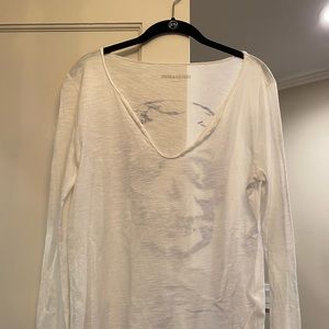 Zadig & Voltaire Skull Long Sleeve Tee